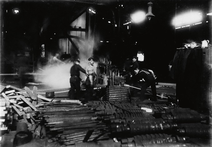 making steel rails in a small iron works pittsburgh survey by lewis lewis steel works